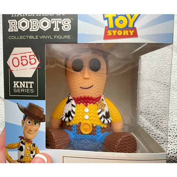 Sealed Handmade by Robots Knit Series #055 Disney Pixar Toy Story WOODY - Picture 8 of 8